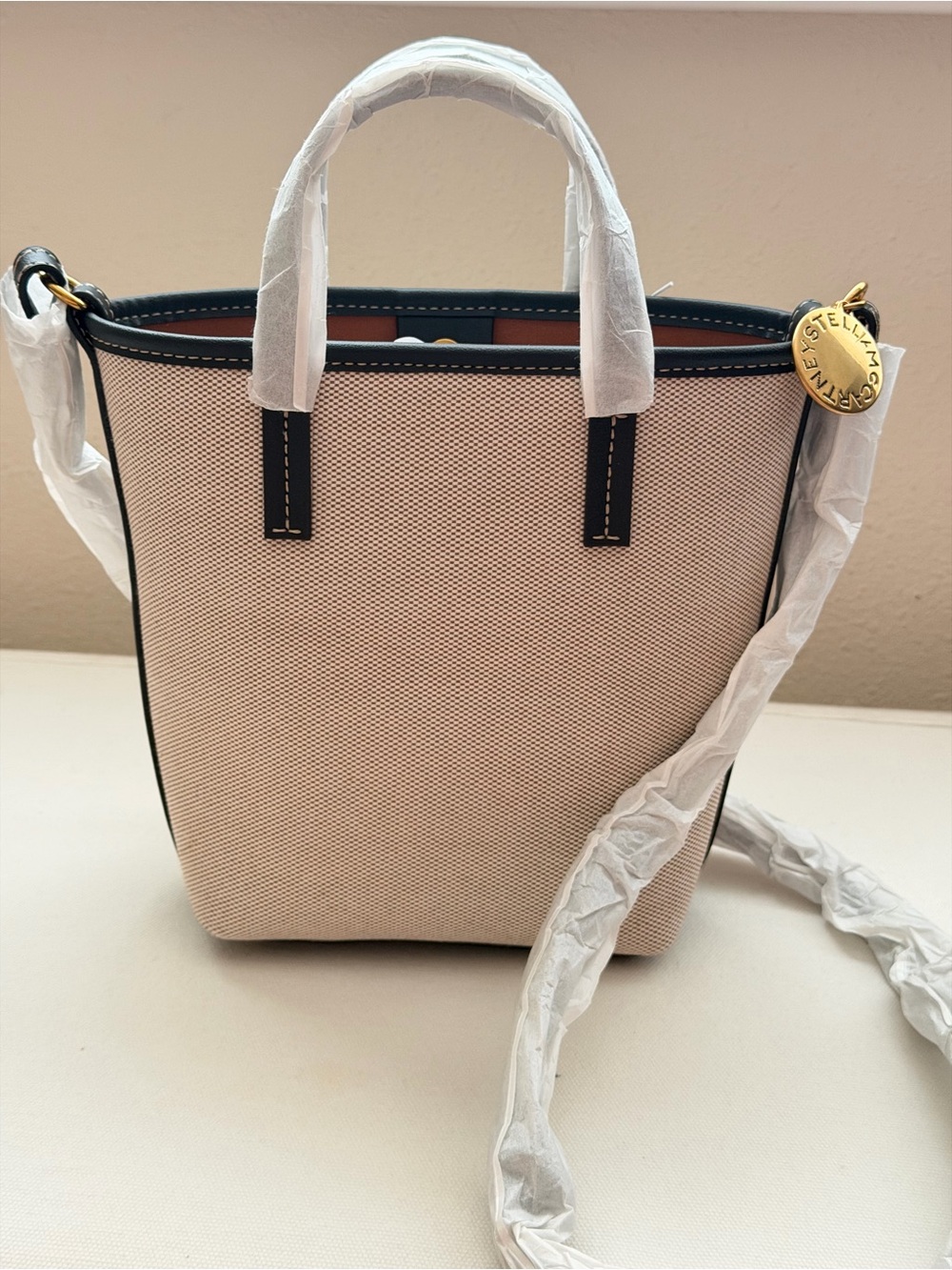 STELLA MCCARTNEY H&M SMALL COATED CANVAS TOTE BAG NWT LIMITED EDITION - Picture 12 of 12